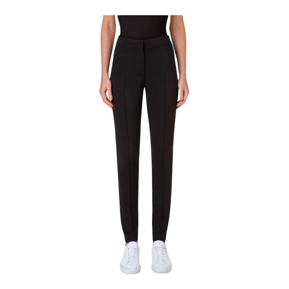 Akris Punto pants Mara skinny knit black size 8